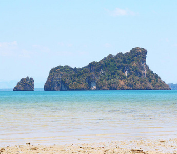岩石 旅游业 美丽的 求助 泰国 假期 海岸 海滩 诺伊