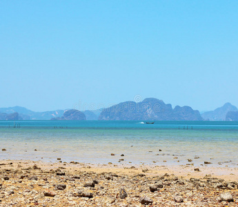 美丽的 诺伊 美女 泰国 假期 亚洲 绿松石 海滩 海岸