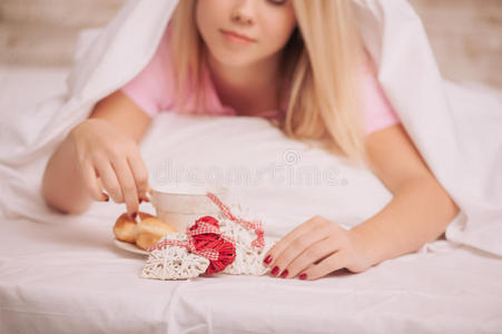 早餐在床上到情人节