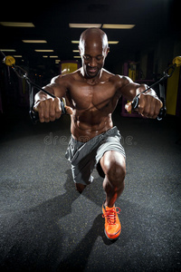 胸肌 男人 肌肉 健身 肱二头肌 武器 锻炼 运动员 身体