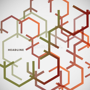 浅色背景上的折线抽象背景多条折线从厚到 thin05设计无缝单色钻石