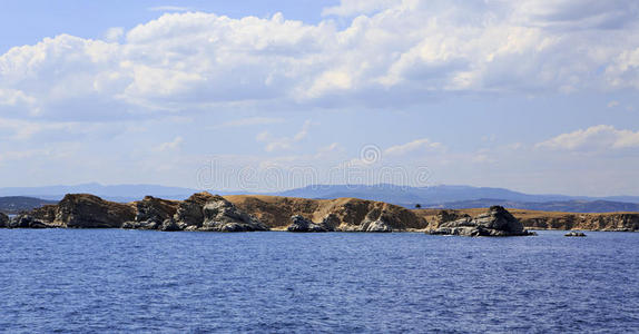海岸 哈尔基季基 自然 天空 希腊 欧洲 美女 夏天