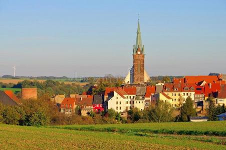 建筑学 建筑 教堂 村庄 城市景观 古老的 领域 房子 德国
