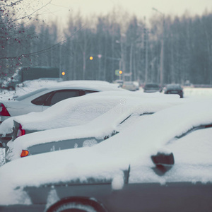 汽车 意外 降雪 玻璃 司机 冷冰冰的 季节 城市 暴风雪