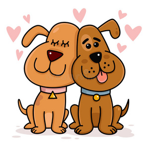 老式的男人和女人亲吻和拥抱流行艺术接吻情侣购物情侣2卡通可爱情侣