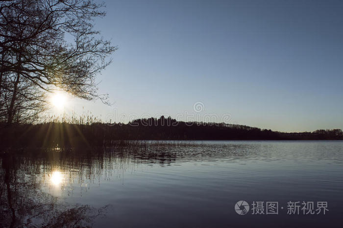 传播 反射 自然 瑞典 太阳 十二月 日出 冬天 日落 射线