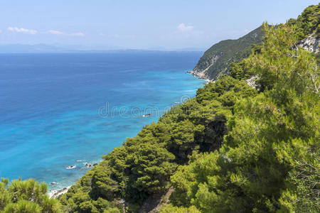 目的地 莱夫卡斯 希腊 海岸 公司 照片 天空 地中海 夏天