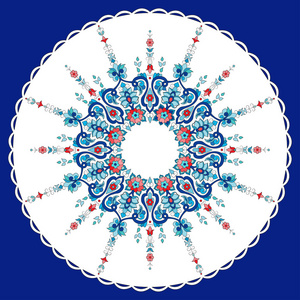 古色古香的奥斯曼土耳其模式矢量设计百分之七十八