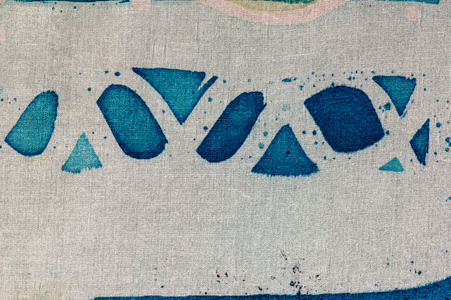 抽象 热蜡染 背景纹理，手工制作的丝绸上