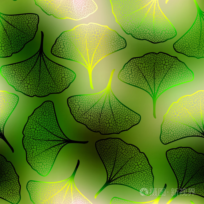 抽象叶子背景