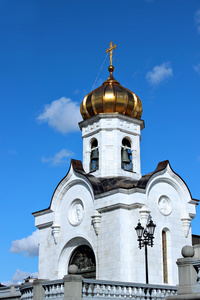 在莫斯科救世主大教堂
