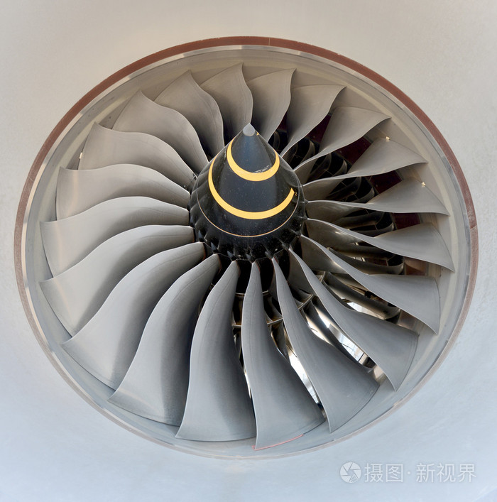 关闭了图像的飞机涡轮增压