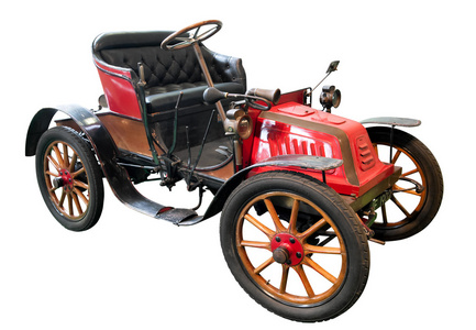 从 1906 年的旧 Isotta Fraschini 车。