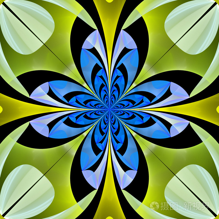 神话般的五彩的花卉图案.您可以使用它为 invitat