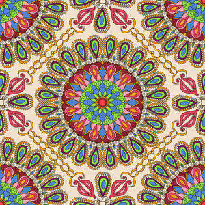 美丽的曼荼罗图案设计, 时尚与印度的民族风格的装饰元素照片