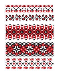 第 10 部分乌克兰装饰矢量