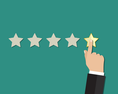 卡通手给明星打分.照片