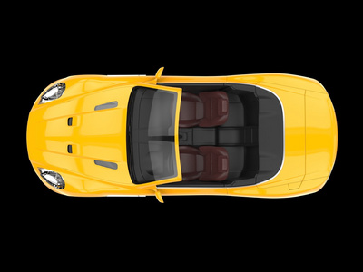 电动汽车顶视图图片