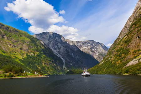 峡湾 sognefjord挪威