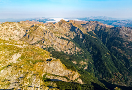 黑山杜尔米托尔国家公园空中