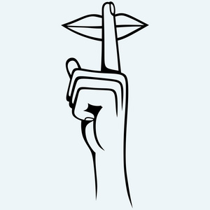 压缩口 emoji 表情矢量线图标, 符号, 背景插图, 可编辑笔画惊讶,说不