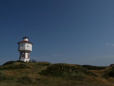 海滩上的 langeoog