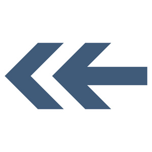 箭头左平面矢量图标照片