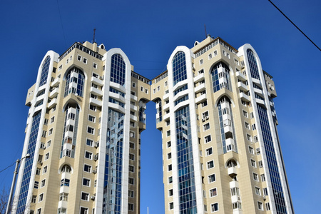 现代建筑在哈萨克斯坦阿斯塔纳