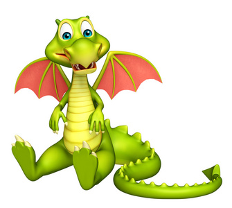 会诊卡通可爱龙卡通人物照片