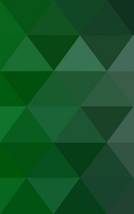 暗绿色的多边形设计模式，三角形和梯度的折纸样式组成的