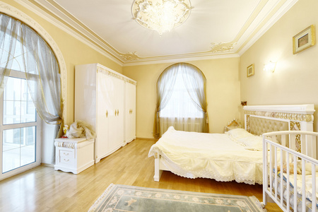 室内设计家居奢华中漂亮的卧室图片