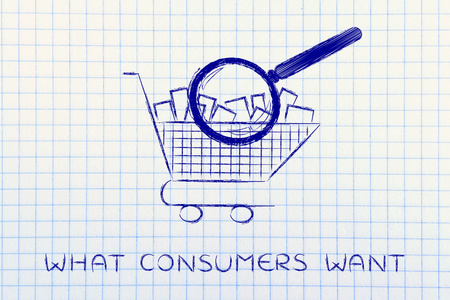 消费者想要什么的概念图片