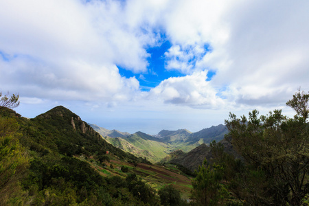 美丽的特内里费岛景观阿山