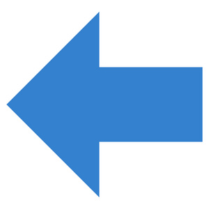 箭头左平面矢量图标照片