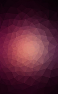 暗紫色的多边形设计模式，三角形和梯度的折纸样式组成的