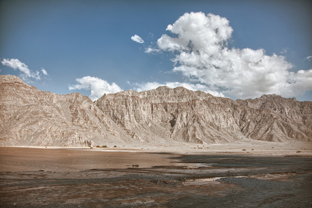 在阿曼穆桑代姆半岛山风景