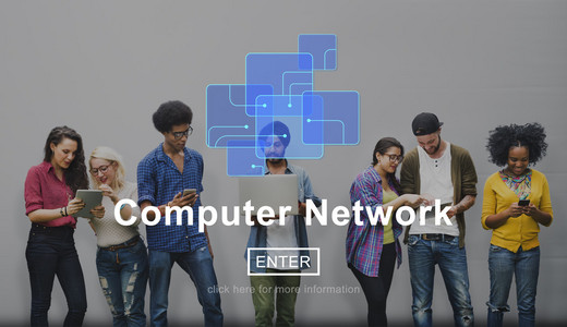 年轻的人和计算机网络