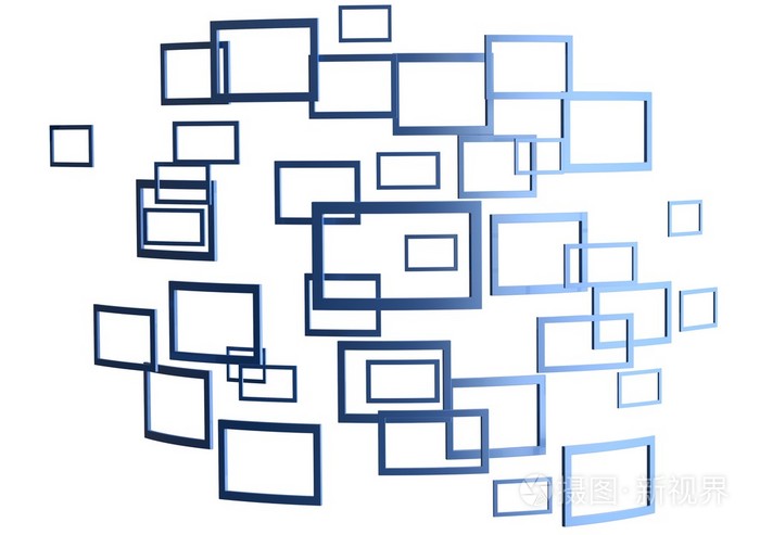 在白色背景上分离的模式