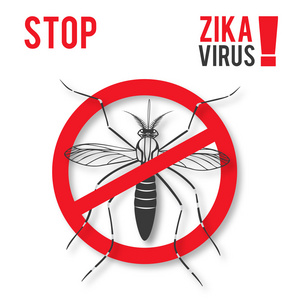 Zika 病毒平面设计元素