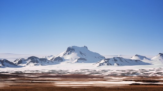 风景优美的山景拍摄