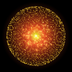 电离子魔幻球矢量金色亮片等离子火花电球照片