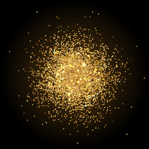 闪耀金光图片