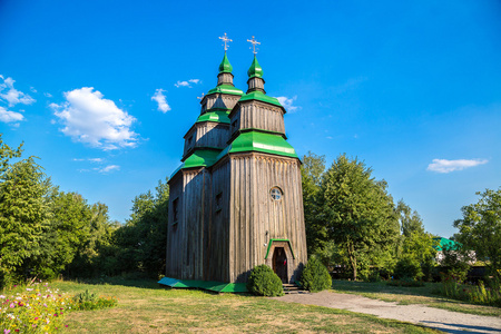 教会在 Pirogovo 博物馆