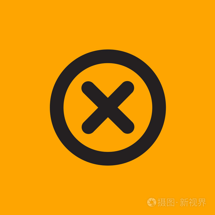 错误标记线web图标