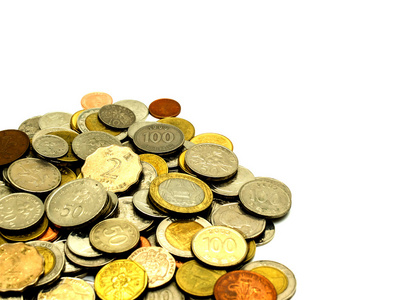 钱币背景图片