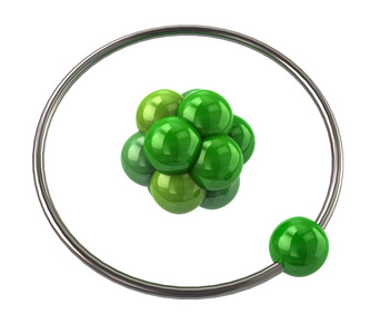绿色原子符号