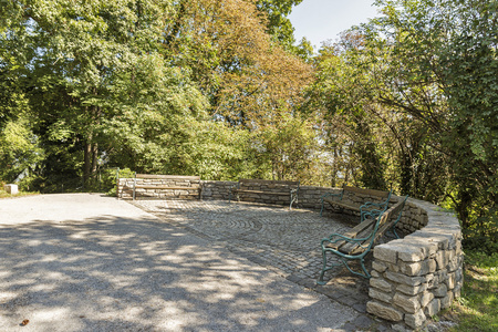 在奥地利格拉茨秋季 Schlossberg 公园