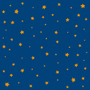 星星月亮夜晚图图片