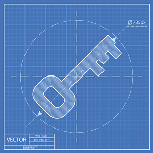 老关键蓝图图标