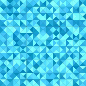 光的蓝色三角形马赛克背景设计图片